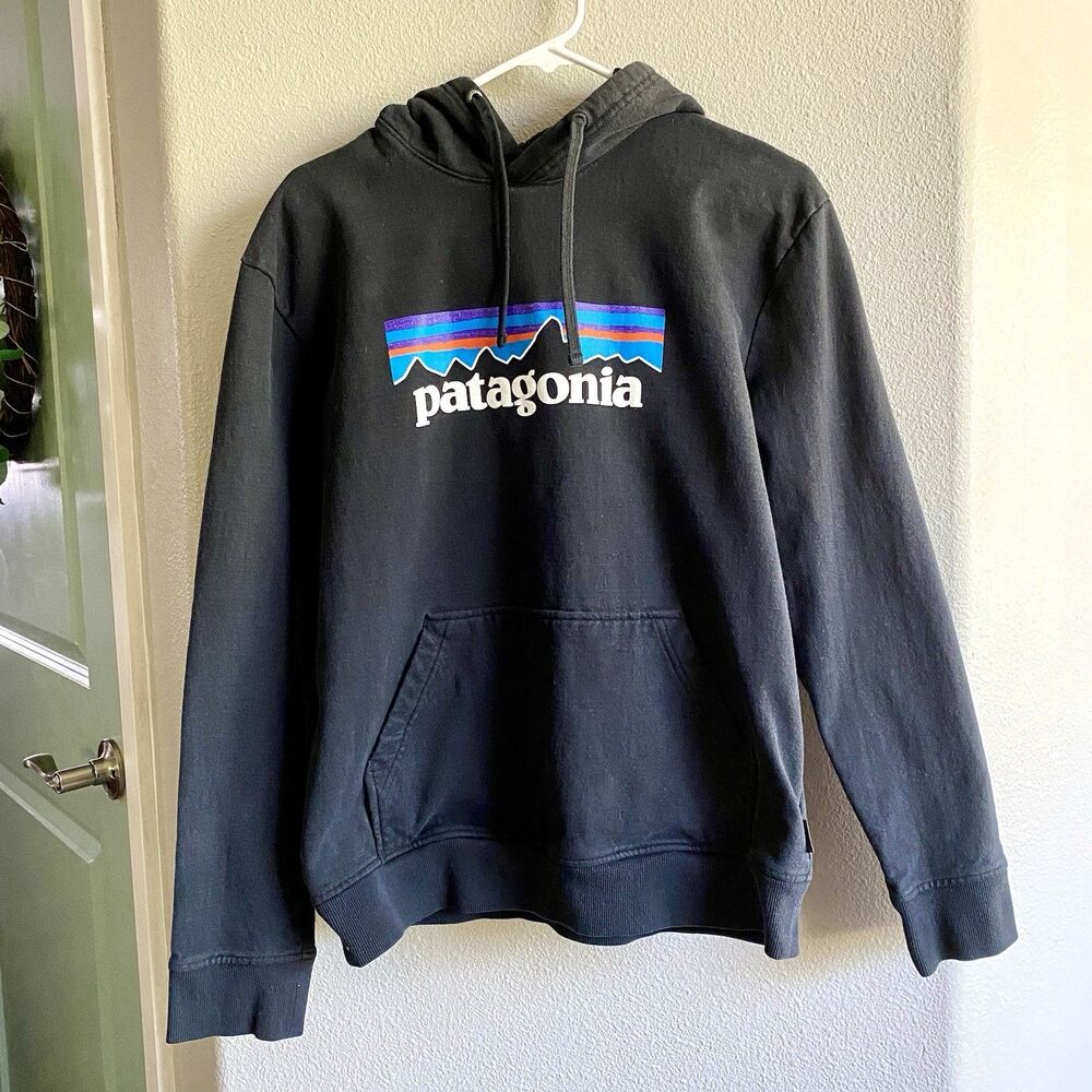 Patagonia Uprisal Hoody Men's Black Hooded Sweatshirt Medium Outdoor Gorpcore